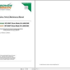 Jacobsen Ransomes Rotary Mower HR 3300T Safety Operation Maintenance Parts Manual 24845G GB 2008 (1)