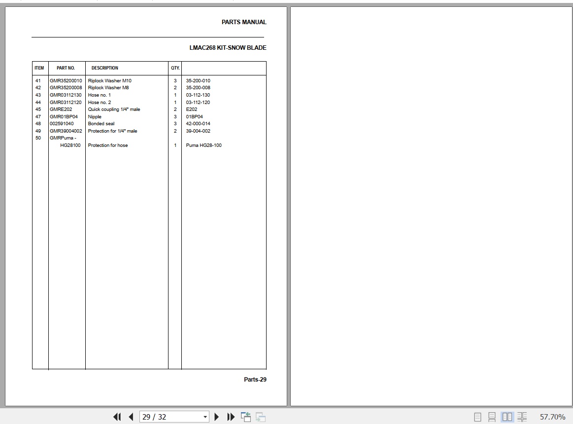 Jacobsen Ransomes Rotary Mower HR 3300T Snow Blade Kit LMAC268 Safety Operation Parts Maintenance Manual 24845G 2008 (3)