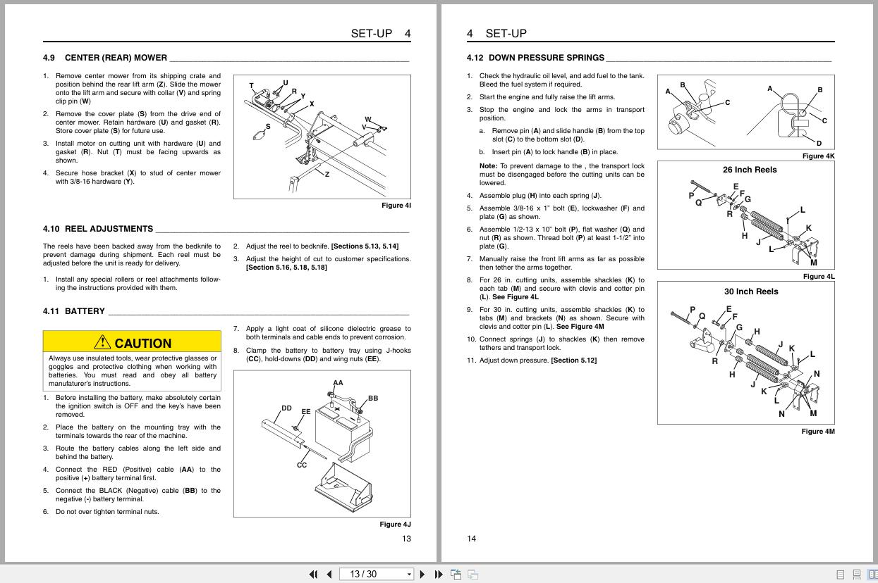 Jacobsen Reel Mower 1800 1900 Series Tri King Dealer Manual 2810629 2008 (2)