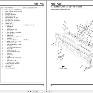 Jacobsen Reel Mower F305 F407 Parts Manual 10041484 2025 (2)
