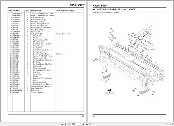 Jacobsen Reel Mower F305 F407 Parts Manual 10041484 2025 (2)