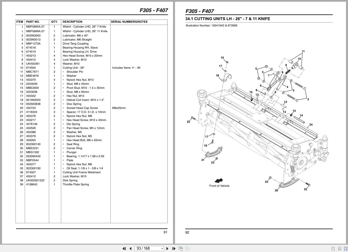 Jacobsen Reel Mower F305 F407 Parts Manual 10041484 2025 (2)