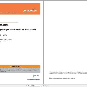 Jacobsen Reel Mower SLF1 ELiTE 3WD Parts Manual 10028384 C 2025 (1)