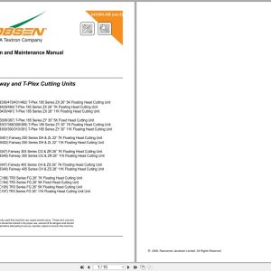 Jacobsen Ride on Mower T Plex 185 Cutting Unit Safety Operation Maintenance Manual 24350G GB R5 (1)