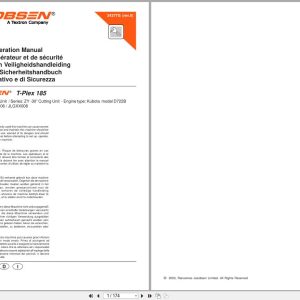 Jacobsen Ride on Mower T Plex 185 Safety Operation Manual 24377G (1)