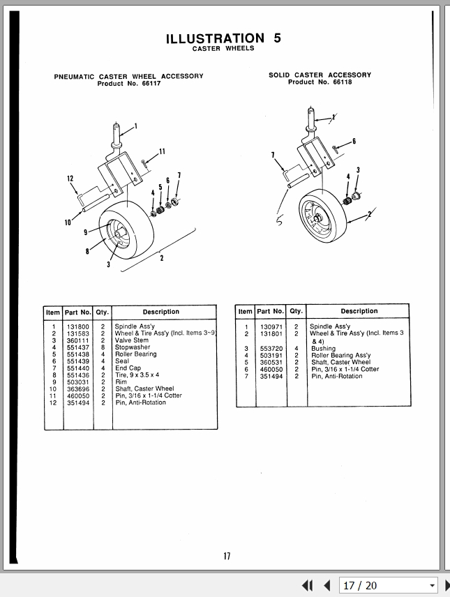Jacobsen Rotary Mower 60 Operators Manual Parts List 363864 (3)