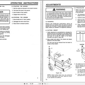 Jacobsen Rotary Mower 72 Rear Discharge For Tractor HR-15 Operators Parts Manual 363534 1989 Jacobsen Rotary Mower 72 Rear Discharge For Tractor Hr 15 Operators Parts Manual 363534 1989 (2)
