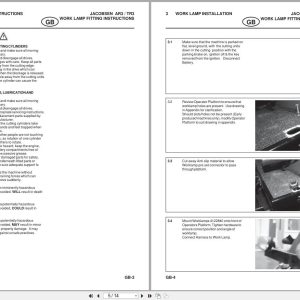 Jacobsen Rotary Mower AR-3 TR-3 Working Lamp Kit LMAC163 Installation Instructions 24746G-GB-R0 2004 Jacobsen Rotary Mower Ar 3 Tr 3 Working Lamp Kit Lmac163 Installation Instructions 24746G Gb R0 2004 (2)