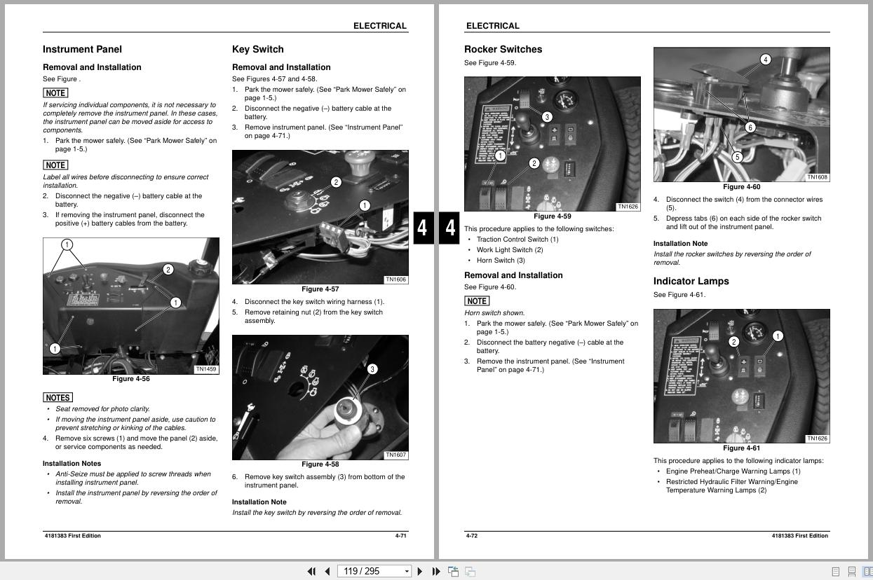 Jacobsen Rotary Mower AR 5 AR 522 Technical Repair Manual 4181383 (2)