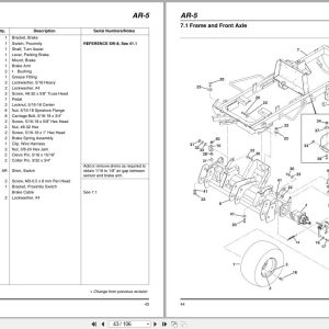 Jacobsen Rotary Mower AR-5 Parts Maintenance Manual 4133106-C 2006 Jacobsen Rotary Mower Ar 5 Parts Maintenance Manual 4133106 C 2006 (2)