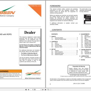 Jacobsen Rotary Mower AR 522 Dealer Manual 4179564 REV A GB 2008 (1)