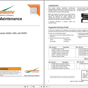 Jacobsen Rotary Mower AR 522 Parts Maintenance Manual 4179561 REV C GB 2008 (1)