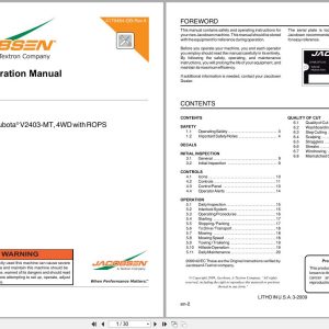Jacobsen Rotary Mower AR 522 Safety Operation Manual 4179484 GB RA 2009 (1)