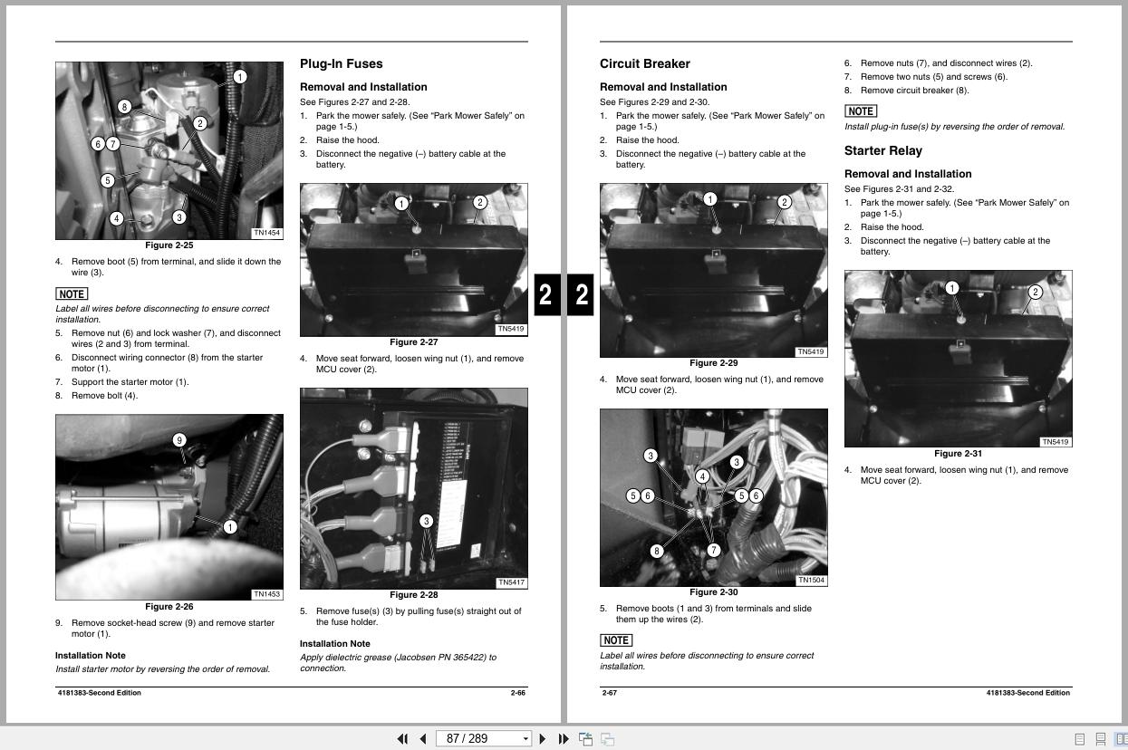 Jacobsen Rotary Mower AR522 AR722T Service Repair Manual 4181383 2013 (2)