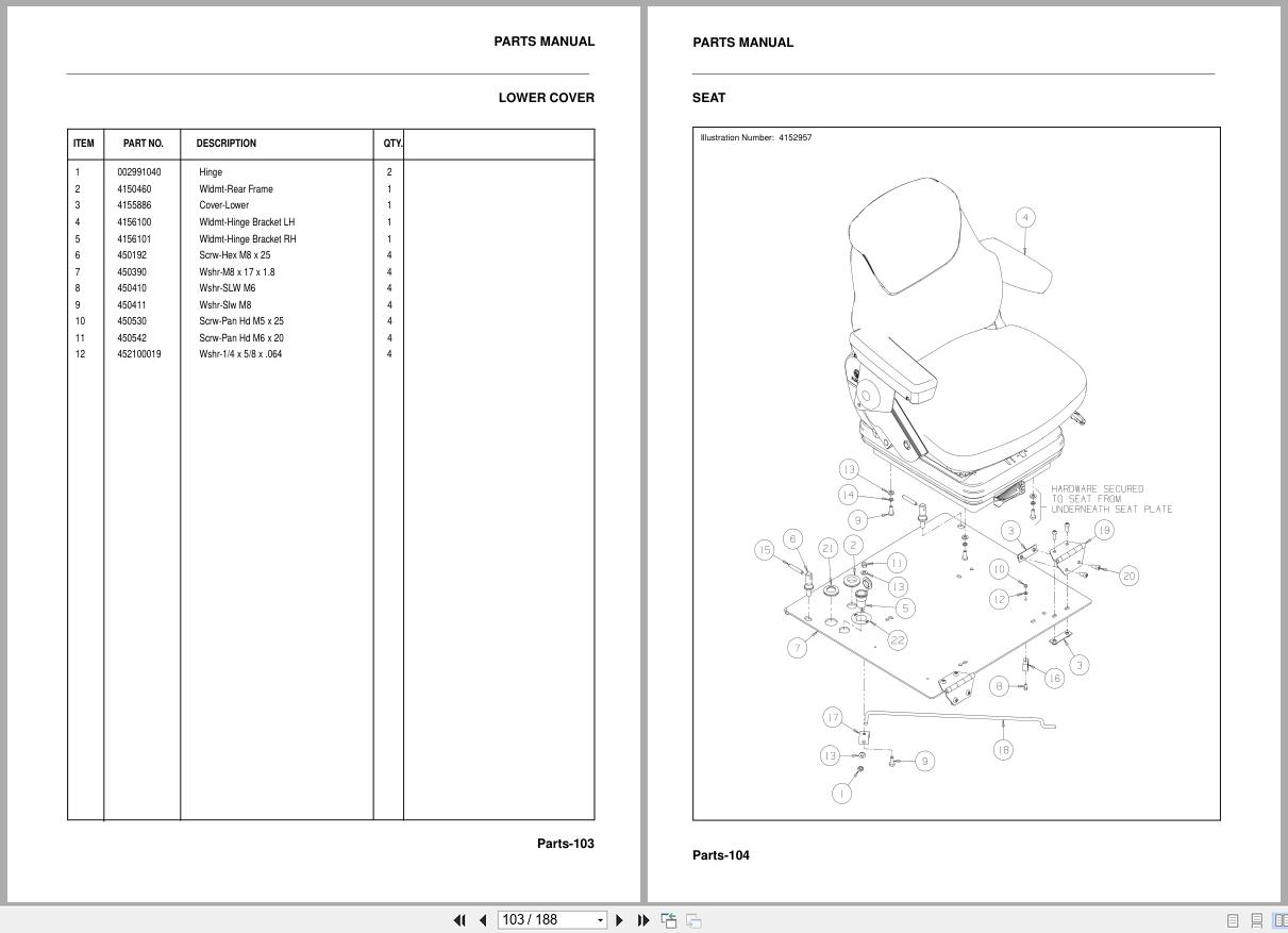 Jacobsen Rotary Mower HR 3300T Parts Manual 24820G R1 2013 (2)