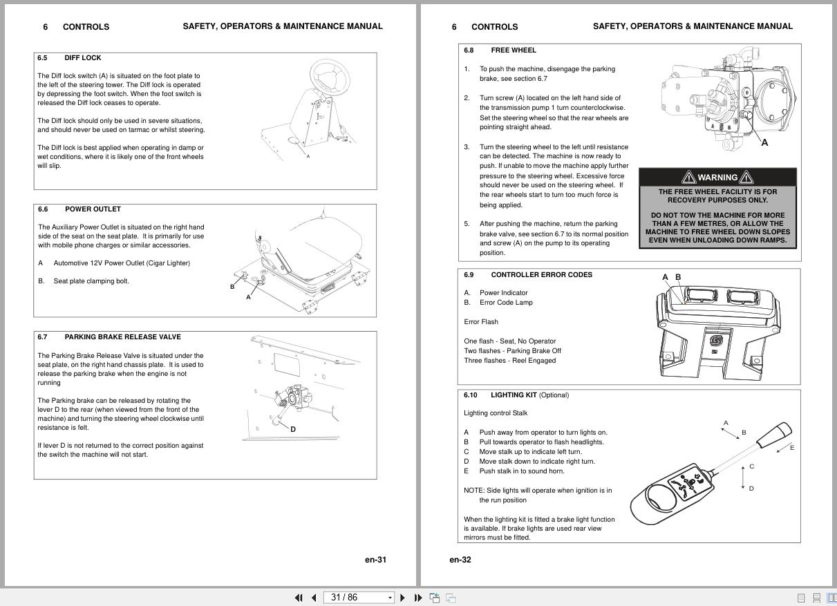 Jacobsen Rotary Mower HR 3300T Safety Operation Manual 24823G R3 GB 2011 (2)