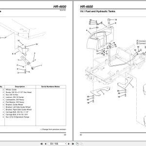 Jacobsen Rotary Mower HR 4600 Turbo Parts Maintenance Manual 3009161-B 2000 Jacobsen Rotary Mower Hr 4600 Turbo Parts Maintenance Manual 3009161 B 2000 (2)