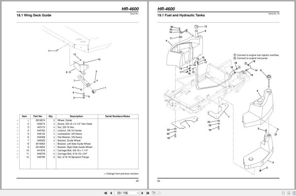 Jacobsen Rotary Mower HR 4600 Turbo Parts Maintenance Manual 3009161-B 2000 Jacobsen Rotary Mower Hr 4600 Turbo Parts Maintenance Manual 3009161 B 2000 (2)