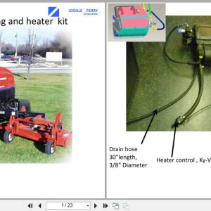 Jacobsen Rotary Mower HR 9016T Installation Operators Parts Manual 801805 (1)