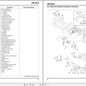 Jacobsen Rotary Mower Hr 9016T Parts Maintenance Manual 2810223 B 2001 (2)