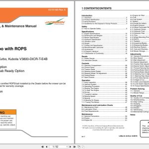 Jacobsen Rotary Mower HR 9016T Safety Operation Maintenance Manual 4319168 A 2015 (1)
