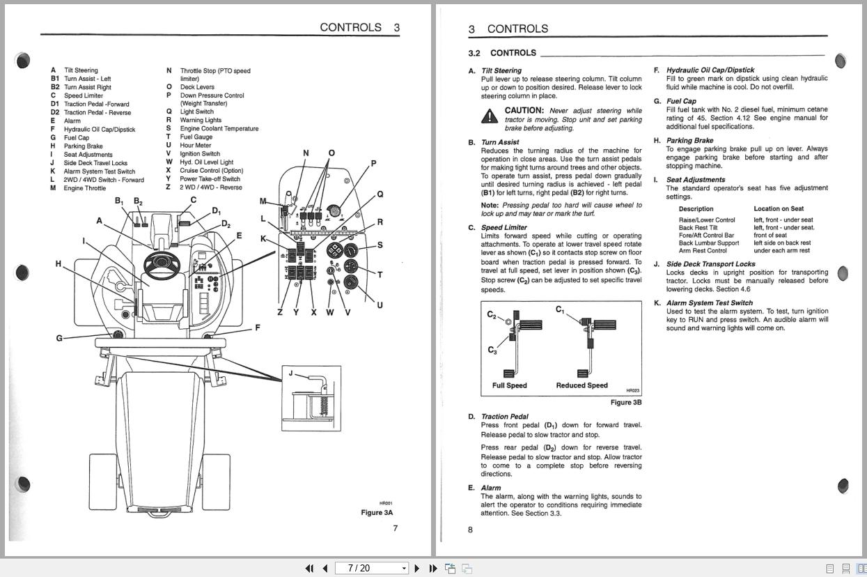 Jacobsen Rotary Mower HR 9016T Safety Operation Manual 3010791 1999 (2)