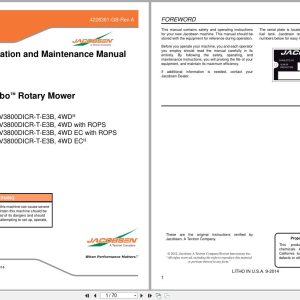 Jacobsen Rotary Mower HR 9016T Safety Operation Manual 4228361 GB RB 2014 (1)