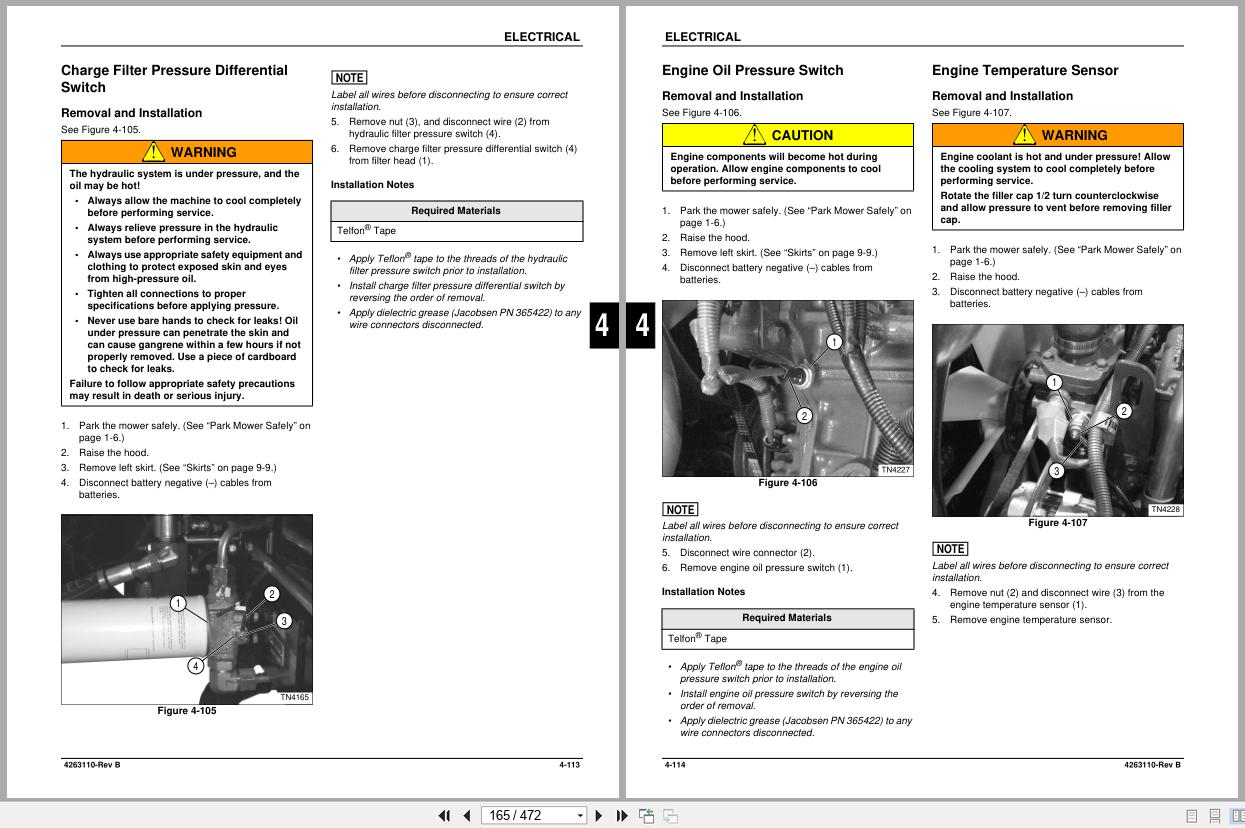 Jacobsen Rotary Mower HR 9016T Technical Repair Manual 4263110 REV B 2012 (2)