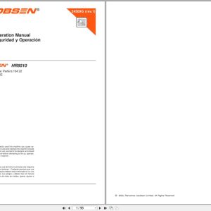Jacobsen Rotary Mower HR 9510 Safety Operation Manual 24509GR1 EN ES (1)
