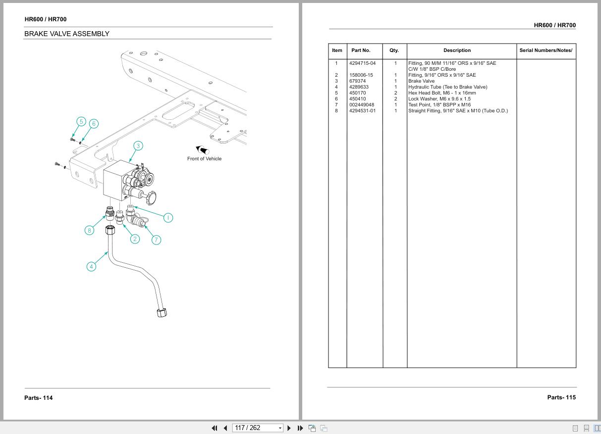 Jacobsen Rotary Mower HR600 HR700 Parts Manual 10005532 GB 2019 (2)