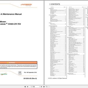 Jacobsen Rotary Mower HR600 Safety Operation Maintenance Manual 25152G US R0 2016 (1)