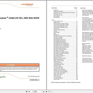 Jacobsen Rotary Mower HR700 Parts Manual 25149G R1 2016 (1)