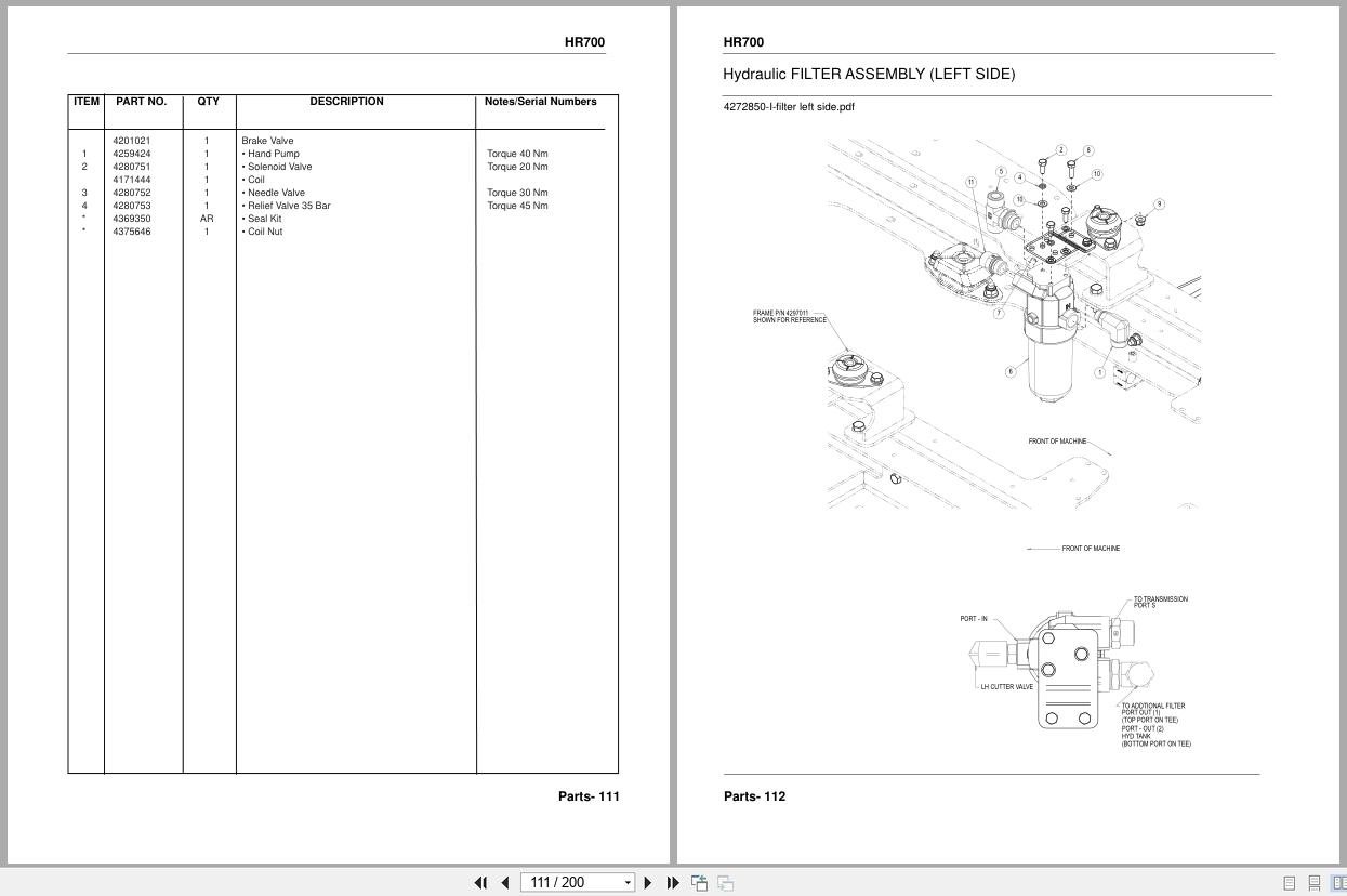 Jacobsen Rotary Mower HR700 Parts Manual 25149G R1 2016 (2)