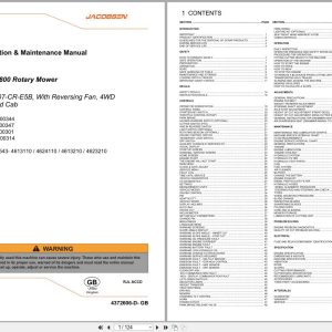 Jacobsen Rotary Mower HR800 Safety Operation Maintenance Manual 4372606 D GB (1)