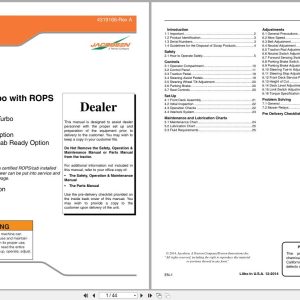 Jacobsen Rotary Mower HR9016T Dealer Manual 4319166 A 2014 (1)