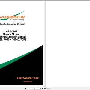 Jacobsen Rotary Mower HR9016T Technical Repair Manual 4263110 B 2012 (1)