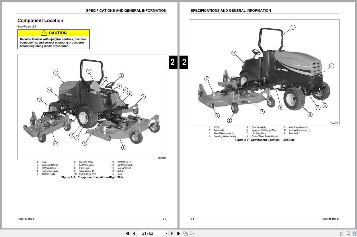 Jacobsen Rotary Mower HR9016T Technical Repair Manual 4263110 B 2012 (2)