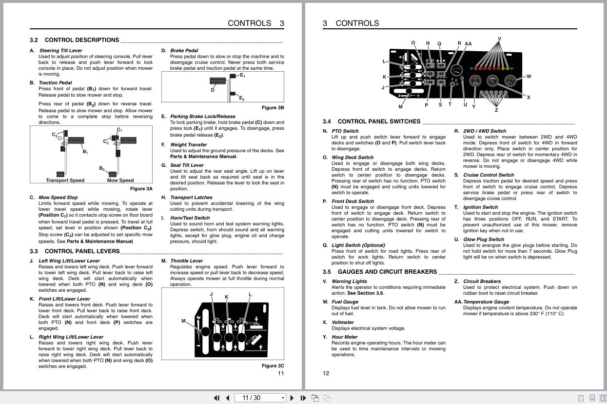 Jacobsen Rotary Mower R 311 Safety Operation Manual 4192120 2009 (2)