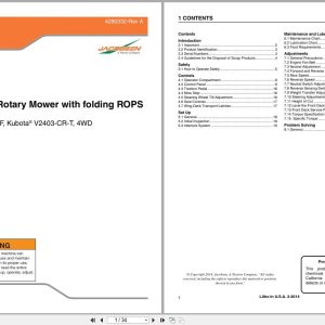 Jacobsen Rotary Mower R311T T4F Dealer Manual 4280332 A 201 (1)