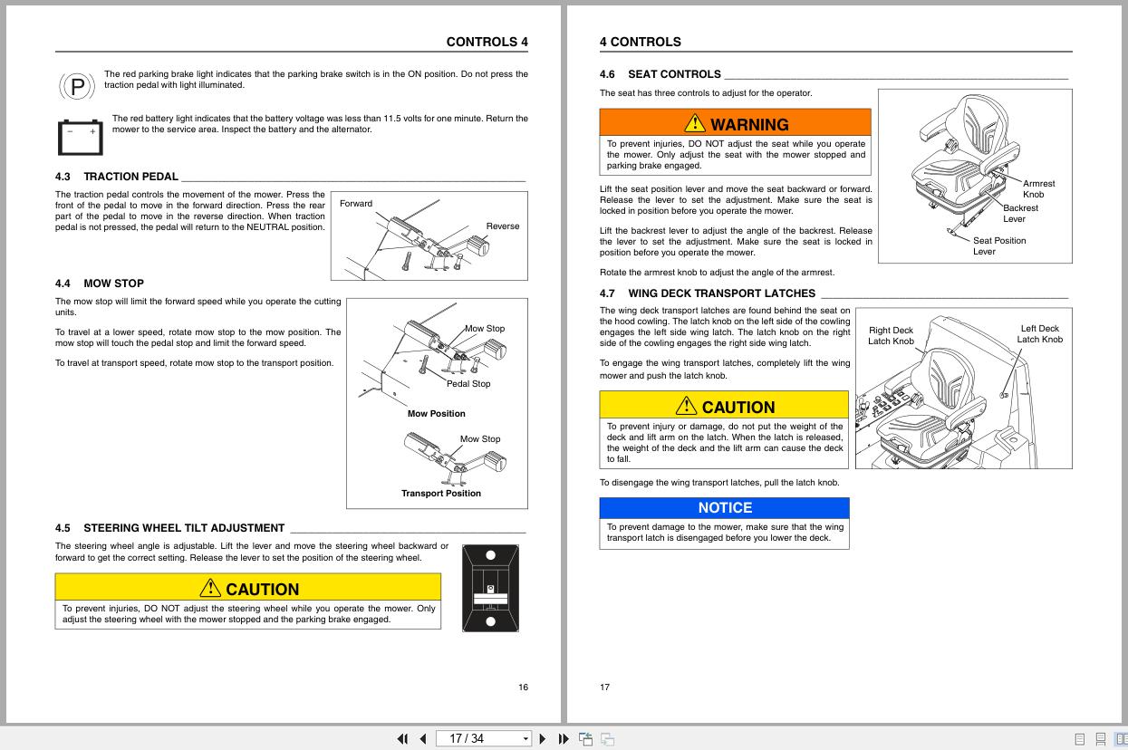 Jacobsen Rotary Mower R311T T4F Dealer Manual 4280332 A 201 (2)