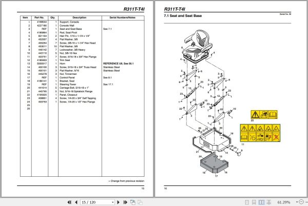 Jacobsen Rotary Mower R311T T4I Parts Manual 4289795 A 2015 (2)