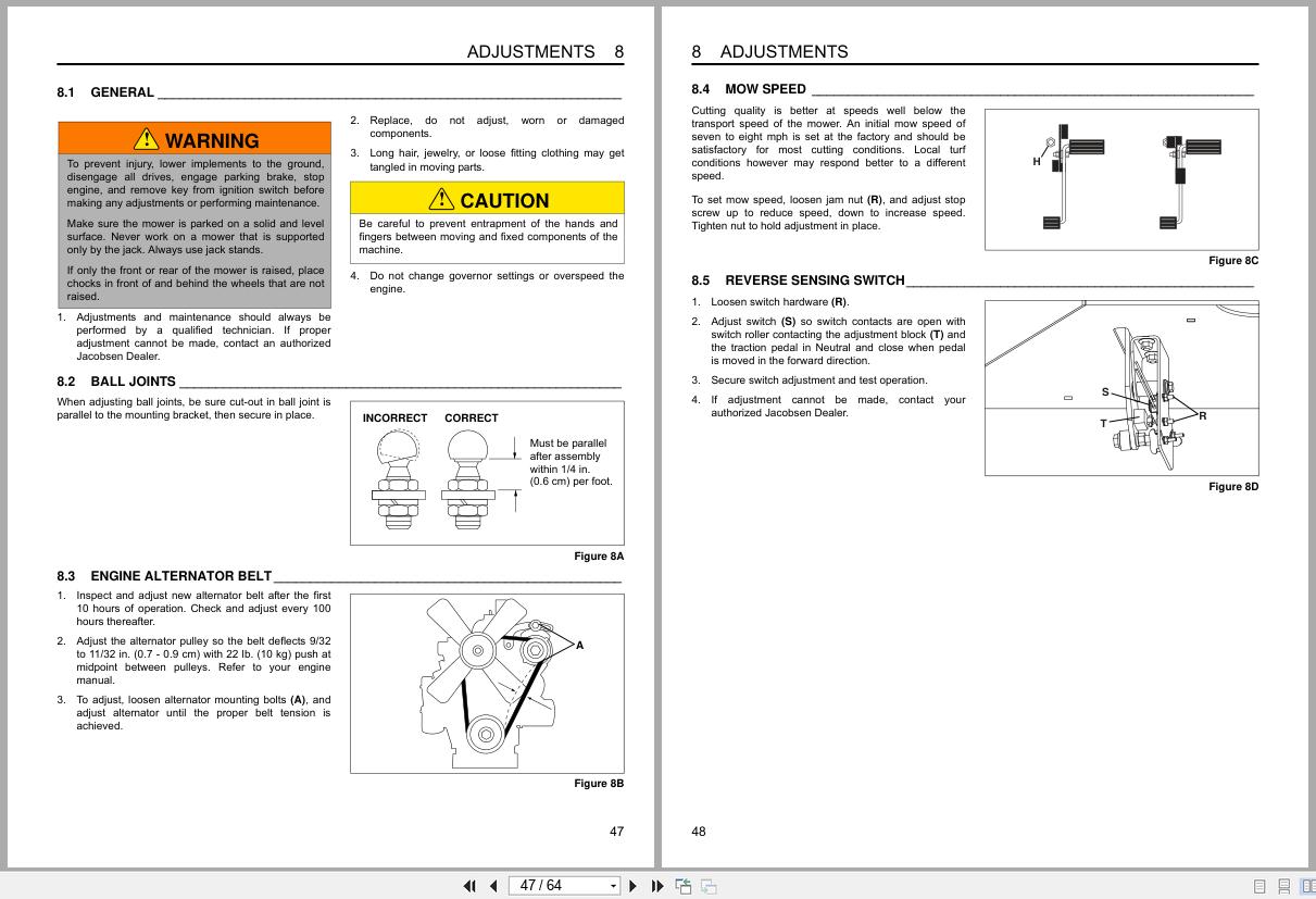 Jacobsen Rotary Mower R311T T4I Safety Operation Maintenance Manual 4289794 GB RB 2013 (2)