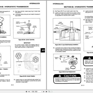 Jacobsen Rotary Mower Turfcat 400 300 Series Service Repair Manual 4171667 1995 (2)