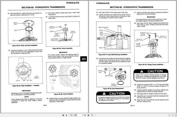 Jacobsen Rotary Mower Turfcat 400 Series Service Repair Instructions 4171670 1995 (2)