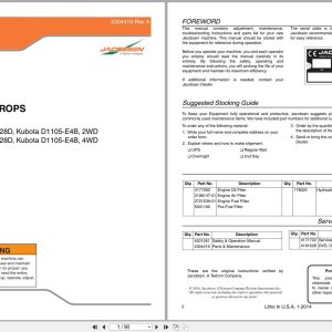 Jacobsen Rotary Mower TurfCat 600 Series Parts Manual 4304419 A 2014 (1)