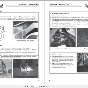 Jacobsen Rotary Mower TurfCat 600 Series Setup Parts Maintenance Manual 2722080 2002 Jacobsen Rotary Mower Turfcat 600 Series Setup Parts Maintenance Manual 2722080 2002 (2)
