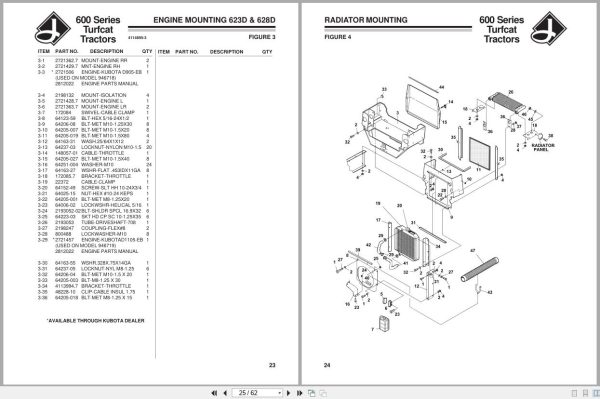 Jacobsen Rotary Mower TurfCat 600 Series Setup Parts Maintenance Manual 4114895 2002 Jacobsen Rotary Mower Turfcat 600 Series Setup Parts Maintenance Manual 4114895 2002 (3)
