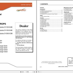 Jacobsen Rotary Mower TurfCat Dealer Manual 4307681 GB 2014 (1)