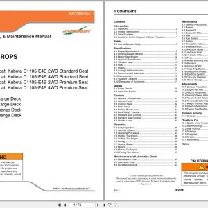Jacobsen Rotary Mower TurfCat Safety Operation Maintenance Manual 4312386 C 2018 (1)