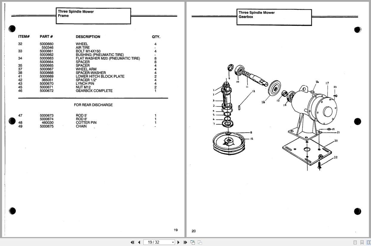 Jacobsen Rotary Ranger Rear Discharge Pull Type Finishing Mower Operators Manual (2)